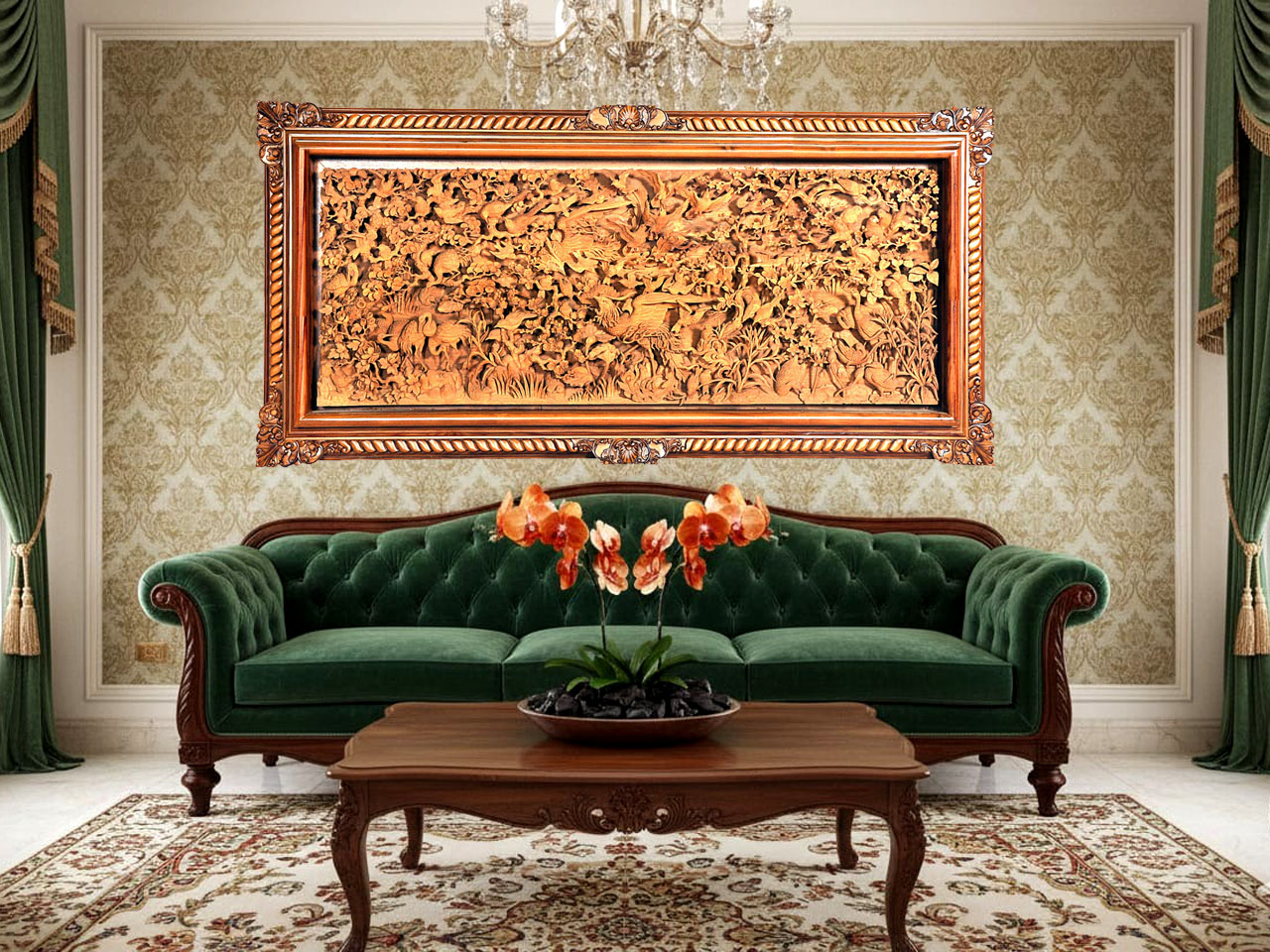 Relief Serial Flora Fauna 'Kawanan Burung'