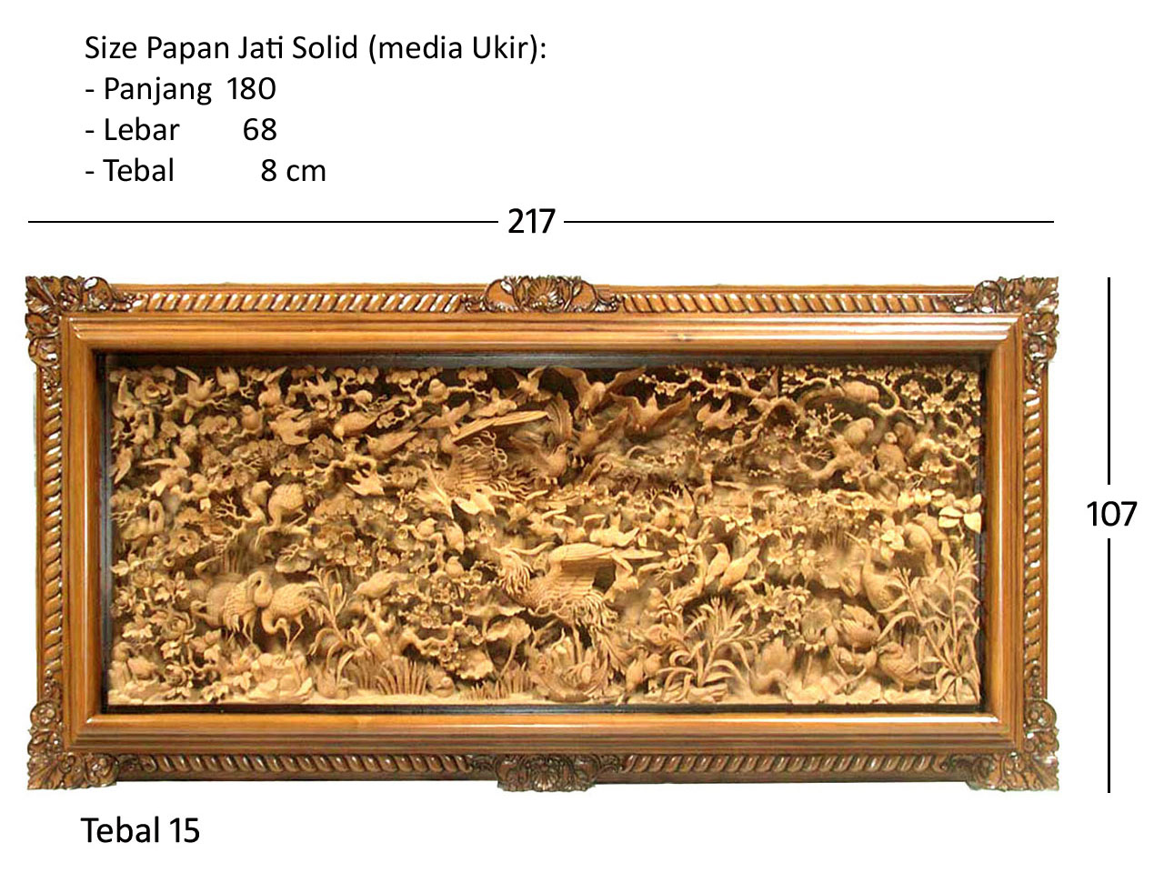 Relief Serial Flora Fauna 'Kawanan Burung'